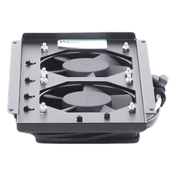 Kit de Ventiladores para Gabinete / 2 Unidades / 122 CFM Total / 120 Vca / Cable 2 m (6.6 ft) / Montaje Completo