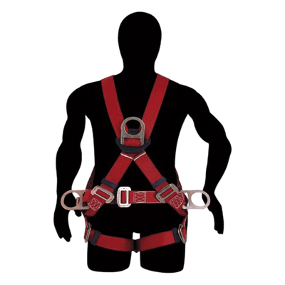 Arnés de Suspensión / Resistencia 3,090 kg / Talla 40-44 / Hebilla Rápida Conexión / Anillo D Forjado / ANSI A10.14 y Z359.1