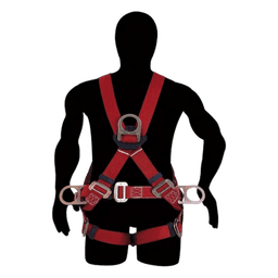Arnés de Suspensión / Resistencia 3,090 kg / Talla 40-44 / Hebilla Rápida Conexión / Anillo D Forjado / ANSI A10.14 y Z359.1