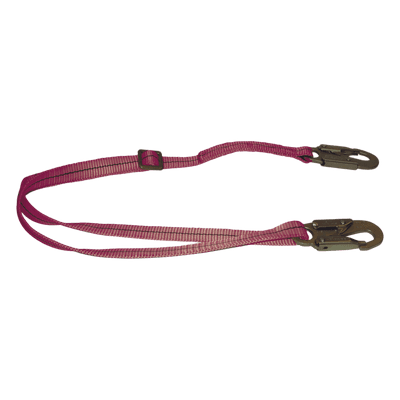 Banda de Posicionamiento para Arnés / Resistencia 2,722 kg / Longitud 1.8 m (5.9 ft) / Diámetro 1/2 pulgada / Ganchos Doble Seguro / ANSI A10.14 y Z359.1
