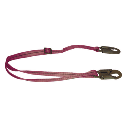 Banda de Posicionamiento para Arnés / Resistencia 2,722 kg / Longitud 1.8 m (5.9 ft) / Diámetro 1/2 pulgada / Ganchos Doble Seguro / ANSI A10.14 y Z359.1