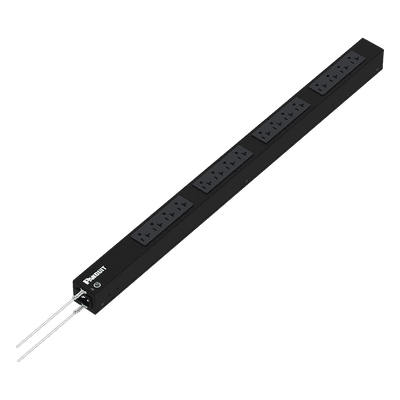 PDU Básico para Rack / 16 Salidas NEMA 5-20R / Entrada NEMA 5-15P / 15 Amp / 120 Vca / Montaje Vertical 0U / Cable 3 m (9.8 ft)