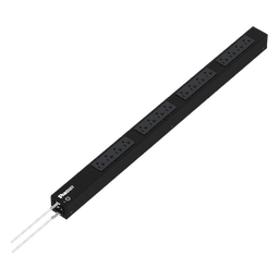 PDU Básico para Rack / 16 Salidas NEMA 5-20R / Entrada NEMA 5-15P / 15 Amp / 120 Vca / Montaje Vertical 0U / Cable 3 m (9.8 ft)