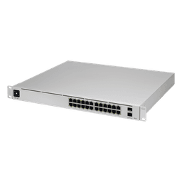 Switch PoE administrado / 24 puertos Gigabit / 2 SFP+ 10G / 400W / Capa 3 / Sin ventiladores / 1U rack