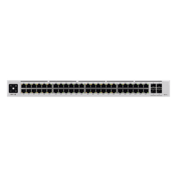Switch PoE administrable / 48 puertos Gigabit PoE+ / PoE++ 802.3bt / 4 SFP+ 10G / 600W / 1.72' de alto