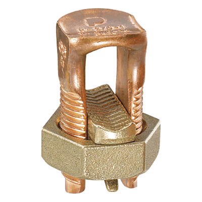 Conector Mecánico de Puesta a Tierra / Cobre Electrolítico / Calibre 8 a 4 AWG / 3 Cables / UL467 y UL486 / CSA Certificado