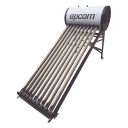 Calentador Solar de Agua / 90 Litros / 9 Tubos de Vacío / Baja Presión / Resistencia Granizo 25 mm (0.98 in) / Termotanque Inoxidable Grado Alimenticio