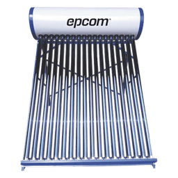 Calentador Solar de Baja Presión / 180 L / 18 Tubos de Vacío / Acero Inoxidable Grado Alimenticio / Resistencia a Granizo 25 mm / Ánodo de Magnesio