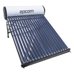 Calentador Solar de Baja Presión / 180 L / 18 Tubos de Vacío / Acero Inoxidable Grado Alimenticio / Resistencia a Granizo 25 mm / Ánodo de Magnesio