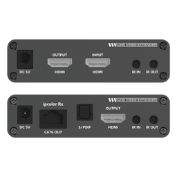 Extensor HDMI / 4K @ 60 Hz / Sin Compresión / Cero Latencia / Alcance 700 m (2296.6 ft) / Cascada 10 Receptores / IR Bidireccional / ARC / S/PDIF