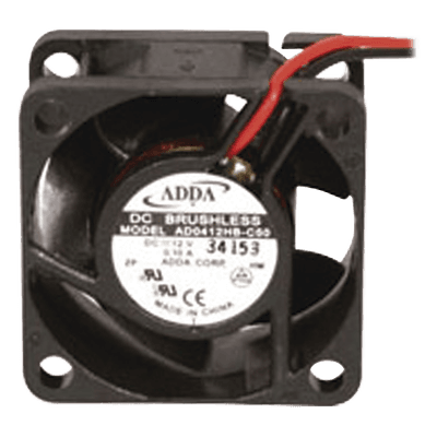 Ventilador Axial / 40x40x20 mm / 1.57x1.57x0.79 in / Rodamiento de Baleros / 12 Vcc / 8.8 CFM