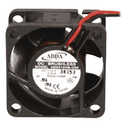 Ventilador Axial / 40x40x20 mm / 1.57x1.57x0.79 in / Rodamiento de Baleros / 12 Vcc / 8.8 CFM