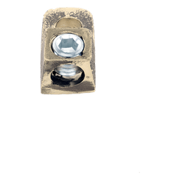 Conector Bornes a Cable / Bronce 100% / Borne 3/8 in / Cable 4-2/0 AWG / Sin Soldadura Exotérmica / 0.66x1.31x0.66 ft