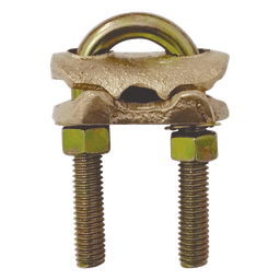 Conector Mecánico de Bronce / Varilla 3/4" a Cable 1/0 AWG - 250 MCM / Tubería Agua 1" / Fusión Alta Precisión