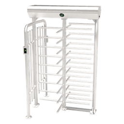 Torniquete de cuerpo completo / Un carril / 25 personas por minuto / Acero inoxidable SUS304 / IP54 / -28°C a 60°C / 4.6 x 4.3 x 7.3 pies