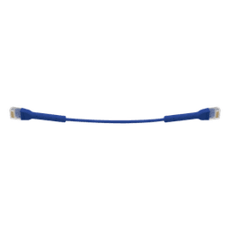 Cable Ethernet Patch / Cat6 / 22 cm (0.72 ft) / Conector RJ45 Flexible / Azul