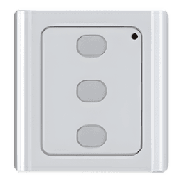Control Remoto Inalámbrico RF de Pared / 433 MHz / 3V / Alcance 30 m (100 ft) / Código Rodante