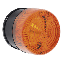 Microcontrolador de Alarma Sirena/Estrobo / 32 Sonidos / 8 Patrones LED / IP66 / Color Ámbar / Uso Exterior