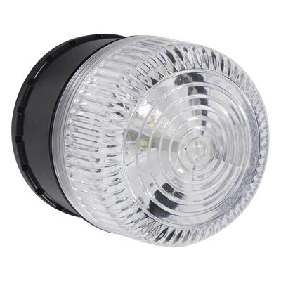 Microcontrolador de Alarma Audiovisual / IP66 / Policarbonato / -40°C a 60°C / 32 Tonos / 8 Patrones LED / Respaldo de Batería