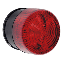Microcontrolador SELECT-ALERT / Sirena-Estrobo / 32 Tonos / 8 Patrones LED / Policarbonato / IP66 / -40°C a 121°C / 12-24V CD o 9V CD / Rojo