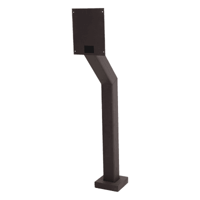 Poste de Montaje Offset / Exterior / Ajustable / Acabado Antirreflejo / 1.2 m (3.9 ft)
