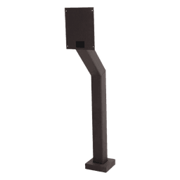 Poste de Montaje Offset / Exterior / Ajustable / Acabado Antirreflejo / 1.2 m (3.9 ft)