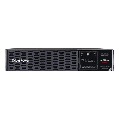 UPS Línea Interactiva / 2200 VA / 2200 W / Factor de Potencia 1.0 / Onda Senoidal Pura / 8 Tomas NEMA 5-20R / Torre o Rack 2 UR