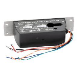 Cerradura de Perno Eléctrica / 2000 kg de Fuerza de Sujeción / Fail Safe 12 VCC / Temporizador 0-9 s / Sensor de Puerta NO/NC/COM / 500000 Ciclos