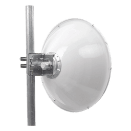 Antena Direccional Parabólica / 29 ± 1 dBi / 4.9 - 6.4 GHz / Dual Polarización V/H / Conectores N-Hembra / Plato Profundo / Radomo UV / 810 x 790 x 340 mm (31.9 x 31.1 x 13.4 in)