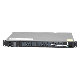 PDU Monitoreable por Toma / 8 Salidas NEMA 5-20R / Control Individual y por Grupo / 120 Vca / 15 A / 1UR Horizontal 19 in
