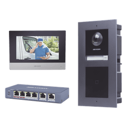 Videoportero IP / 2 Megapixel / 7 Frentes de Calle / 2 Salidas Relé / IR Oculto 3 m (9.8 ft) / PoE 802.3af / IP65
