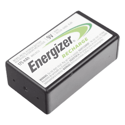 Batería Recargable Ni-MH / 9V / 175 mAh / 8.4V Nominal / Compacta