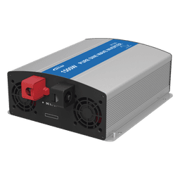 Inversor de Onda Senoidal Pura / 1200 W Nominal / 1500 W Pico / Entrada 24 VCC / Salida 120 VCA / 9.3 x 9.1 x 3.9 in