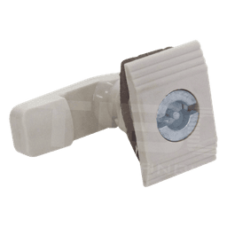 Cerradura de Reemplazo para Gabinete / Núcleo Metálico / Rosca 21.80 mm / Incluye Contratuerca / Uso Industrial y Comercial