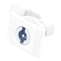 Cerradura de Reemplazo para Gabinete / Núcleo Metálico / Rosca 21.80 mm / Incluye Contratuerca / Uso Industrial y Comercial