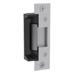 Contrachapa Eléctrica / Perfil Bajo 1-1/16 pulgadas / Doble Voltaje 12/24 VDC/VAC / Fuerza Estática 1,500 lbs / 1 Millón de Ciclos / UL 1034 y UL 294