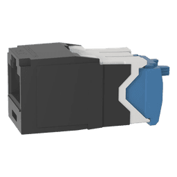 Jack RJ45 / Cat 6A / UTP / 8P8C / Tool-Free / 22-26 AWG / -10°C a 65°C / Negro