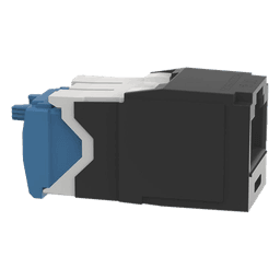 Jack RJ45 / Cat 6A / UTP / 8P8C / Tool-Free / 22-26 AWG / -10°C a 65°C / Negro