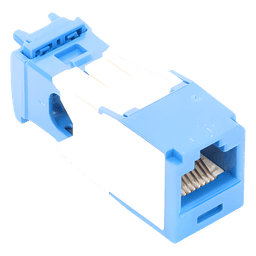 Conector Jack RJ45 / Cat 6A / Mini-Com TG / Sin Herramienta Impacto / 10GBase-T / 150m (492 pies) / Azul