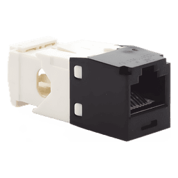 Jack RJ45 / Cat 6 / Mini-Com TG / Sin herramienta de impacto / 8P8C / Negro