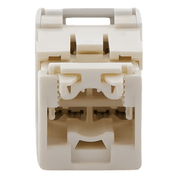 Conector Jack RJ45 / Categoría 6 / 8 Posiciones 8 Cables / Estilo TG / Sin Herramienta Impacto / Color Blanco