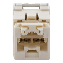 Conector Jack RJ45 / Categoría 6 / 8 Posiciones 8 Cables / Estilo TG / Sin Herramienta Impacto / Color Blanco