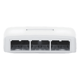 Caja de Montaje en Superficie / 6 Puertos Mini-Com / 129x30.5x94 mm / 0.42x0.10x0.31 pies / ABS / Blanco