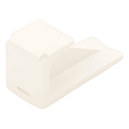 Módulo de Tapa Ciega / Mini-Com / Blanco Mate / 1 Espacio / Compatible RoHS