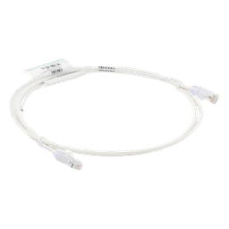 Cable de Parcheo Cat6 UTP / 28AWG Diámetro Reducido / 1.52 m (5 Pies) / PoE++ / LSZH-CM / Blanco Mate