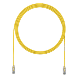 Cable de Parcheo Cat6 UTP / 28AWG Diámetro Reducido / 2.13 m (7 Pies) / Doble Clasificación CM/LSZH / Amarillo