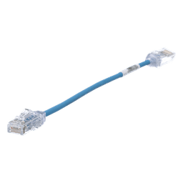 Cable de Parcheo UTP / Cat6 / 28AWG Diámetro Reducido / 20.2 cm (0.66 ft) / Azul