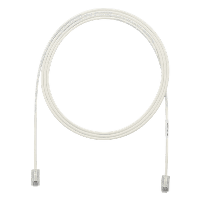 Cable de Parcheo UTP / Cat6A / 28AWG / CM-LSZH / 1.52 m (5 ft) / Blanco Mate