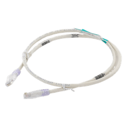 Cable de Parcheo / Cat6 / 24 AWG / CM / 0.91 m (3 ft) / UTP / Blanco Mate
