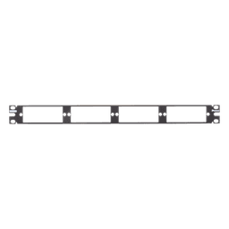 Patch Panel de Fibra Óptica / 1UR / 19 pulgadas / 4 Placas Acopladoras / 1.58 x 0.14 x 0.04 pies